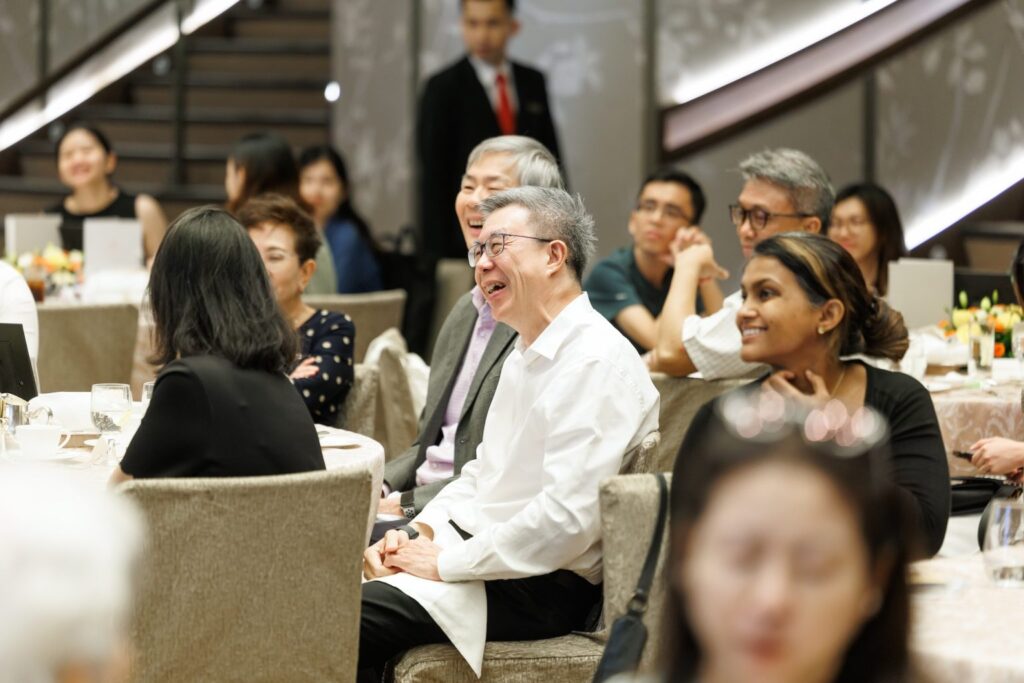Guests enjoying the animated sharing by the panellists
