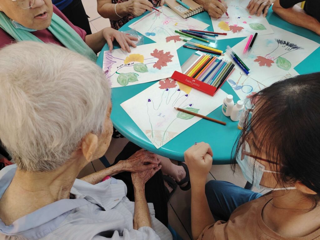 The “Me Tree” activity encouraged residents to reflect on what keeps them strong and healthy. One resident shared that it reminded her of the importance of staying active in life.
