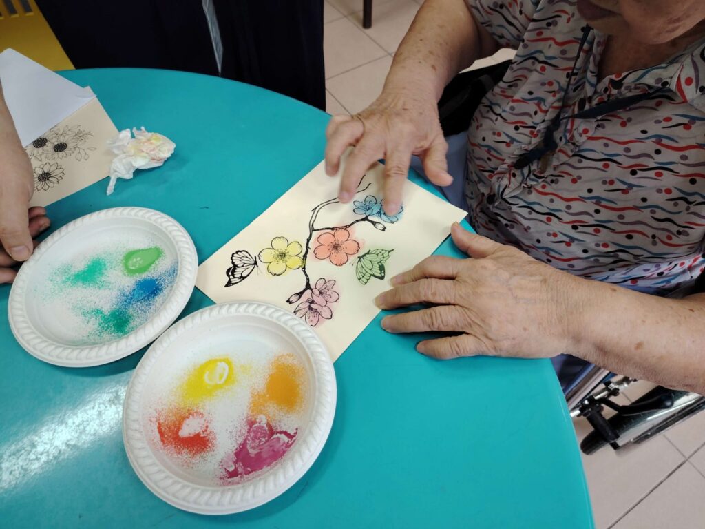 A close-up of a resident’s Nagomi Art piece.