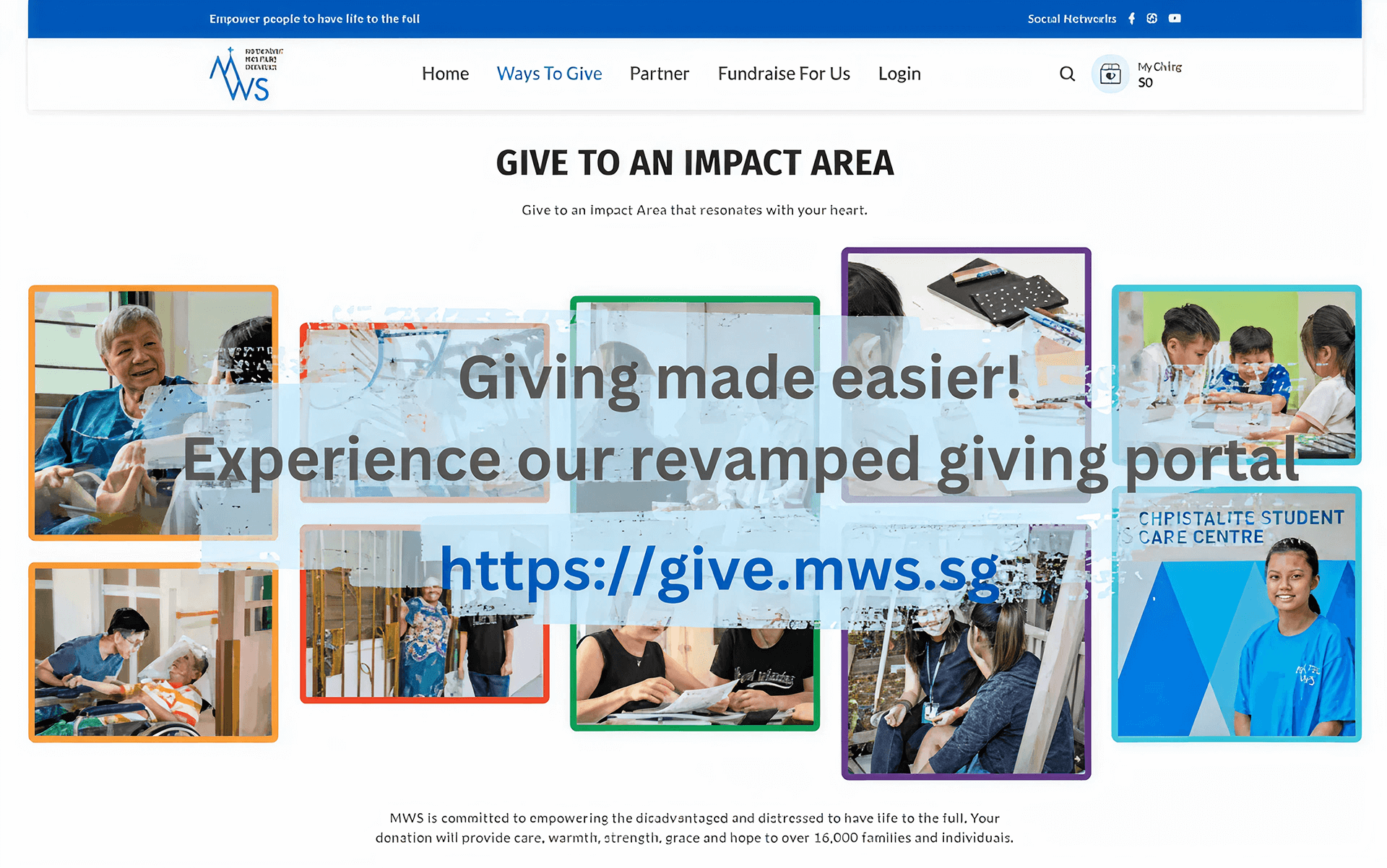 The Revamped MWS Giving Portal: Making Giving Easier for You
