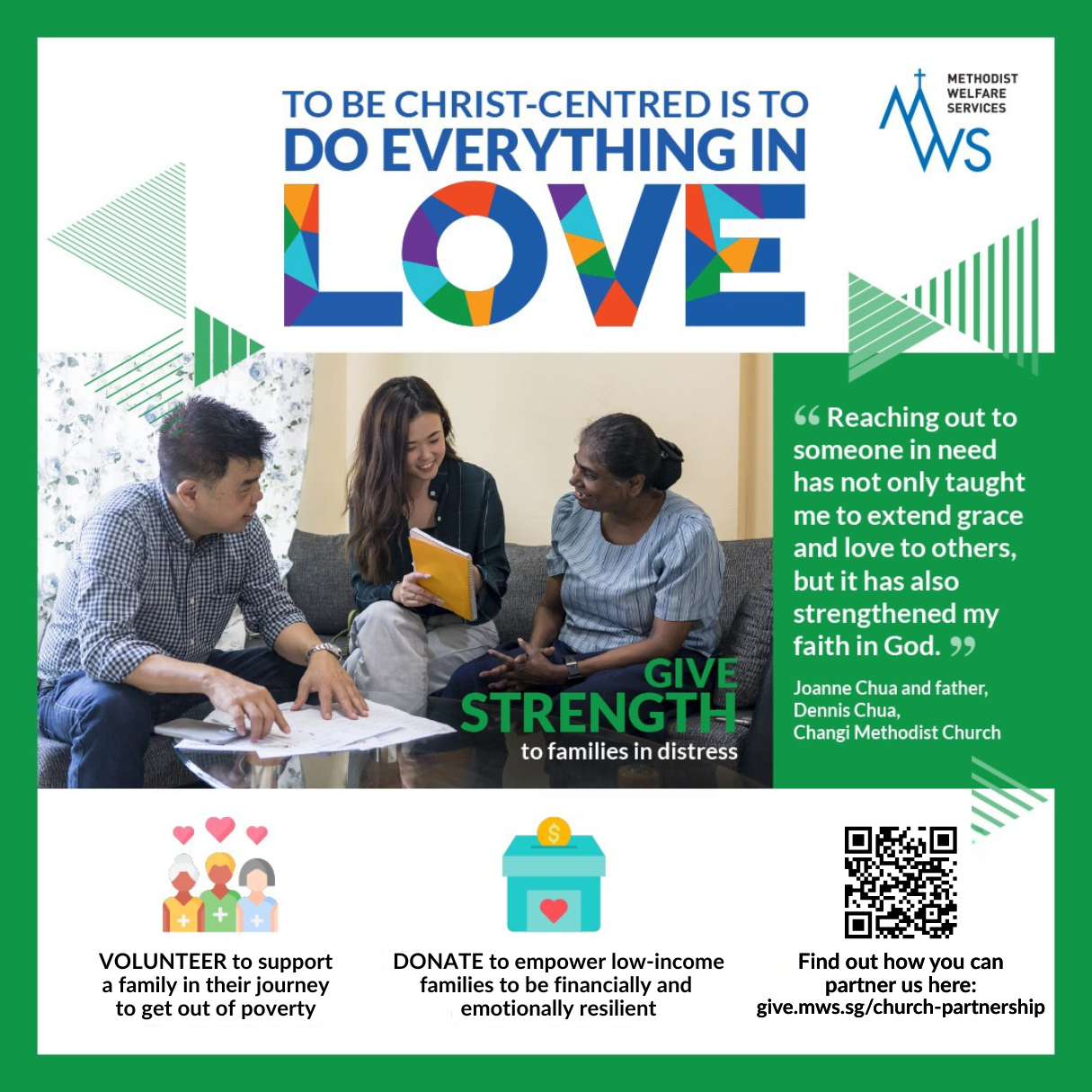 To Be Christ-Centred is to Do Everything in Love STRENGTH – Social Media