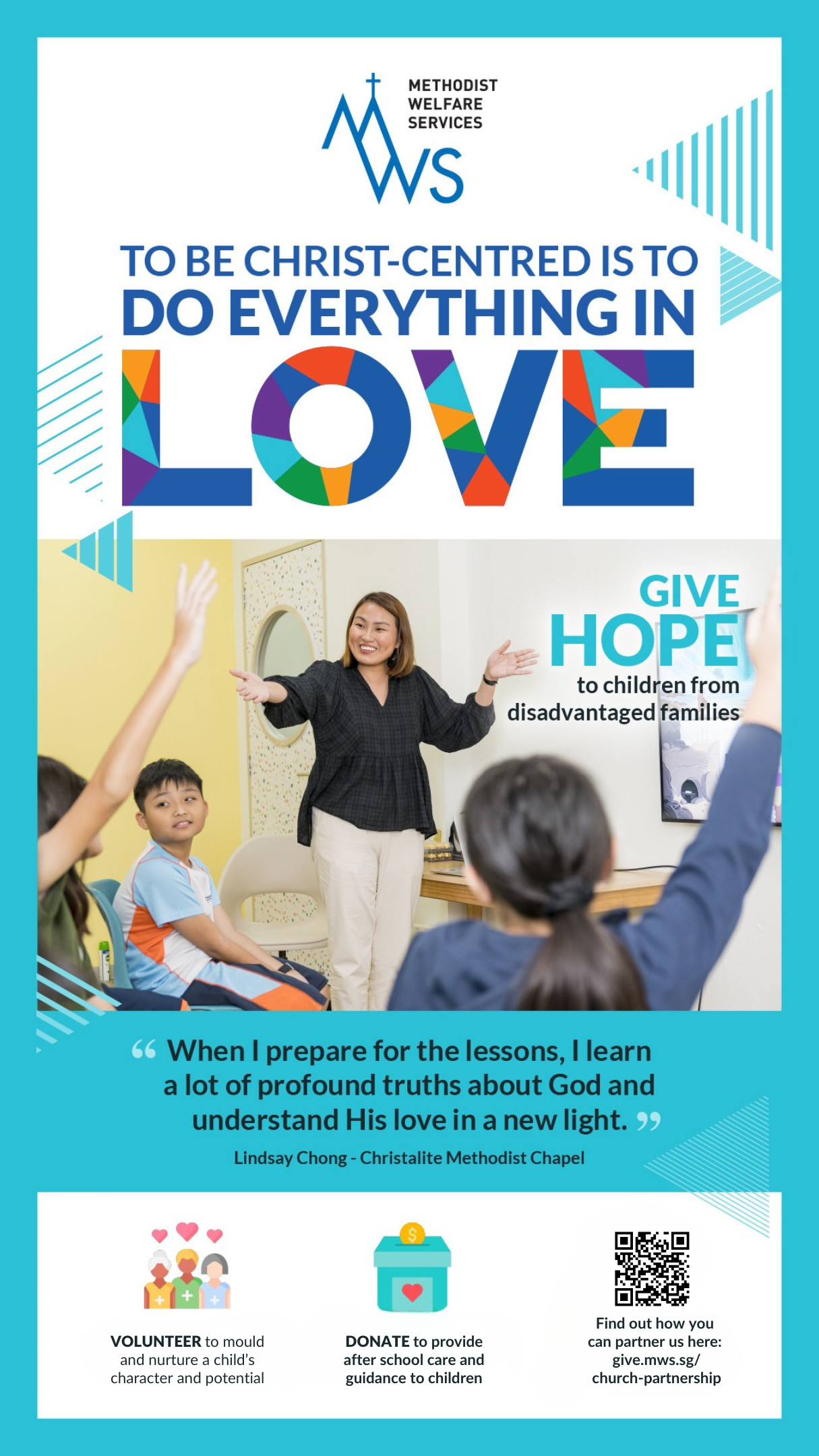 To Be Christ-Centred is to Do Everything in Love HOPE – Instagram Stories