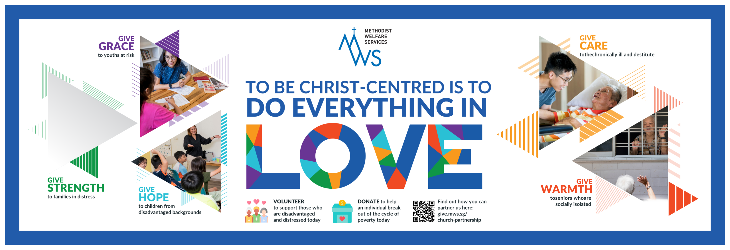To Be Christ-Centred is to Do Everything in Love Banner