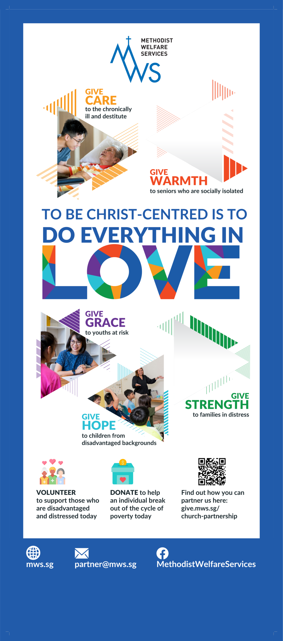 To Be Christ-Centred is to Do Everything in Love Pull-Up Banner