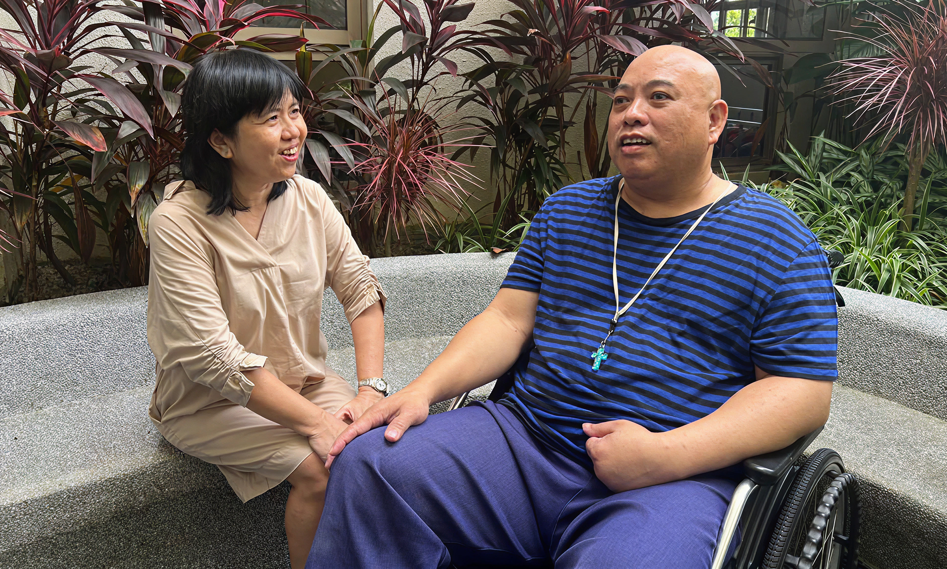 Learning to forgive was part of his healing process