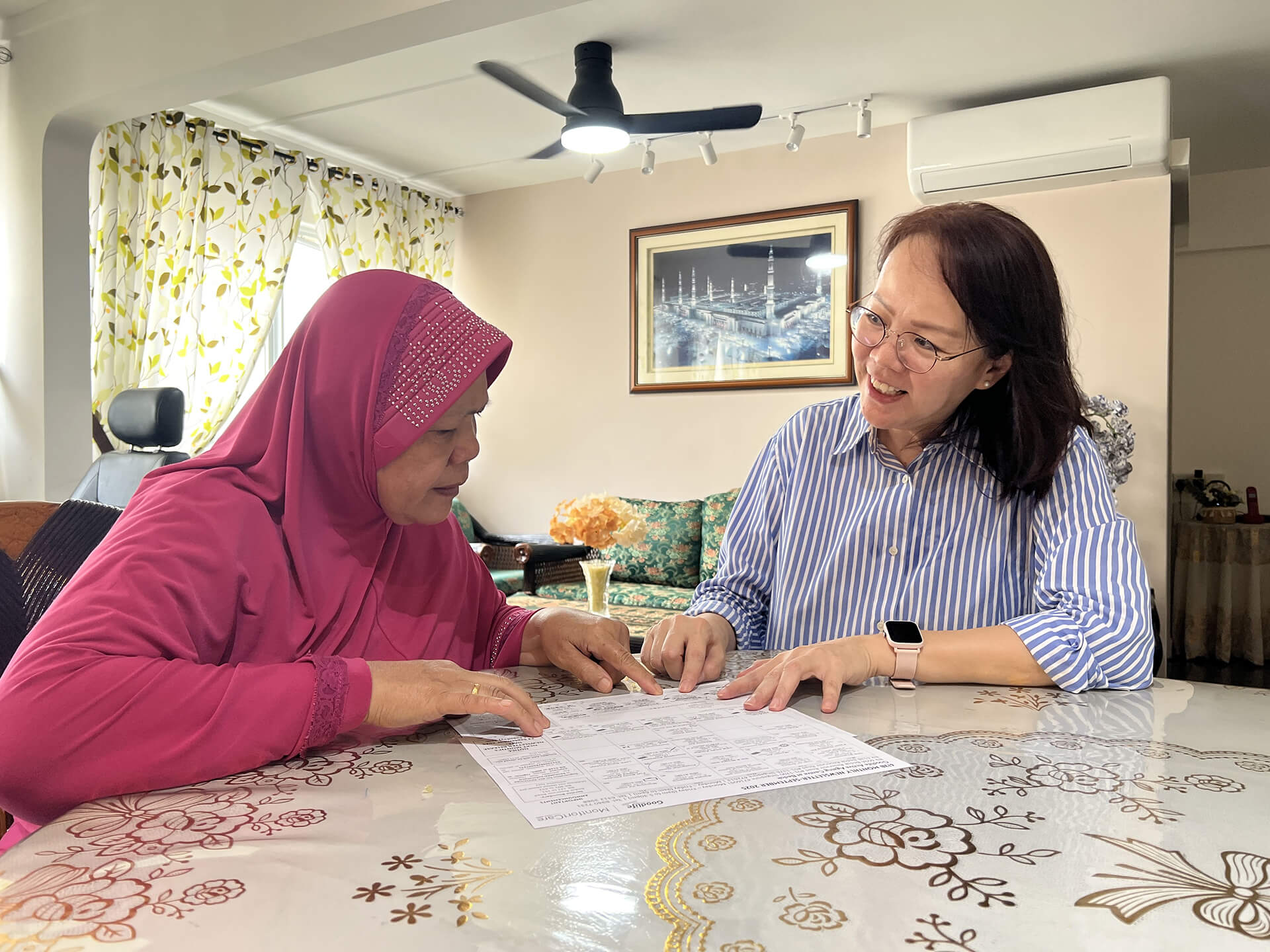 The Healing Nation AI platform connects volunteers with opportunities to support seniors