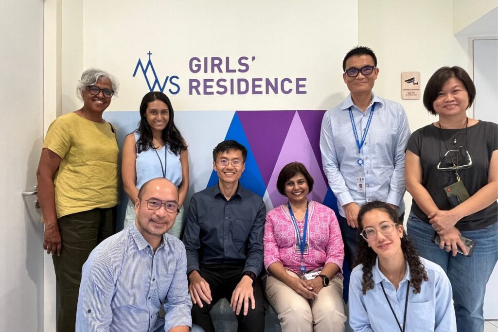 During a get-to-know-you session at MWS Girls' Residence