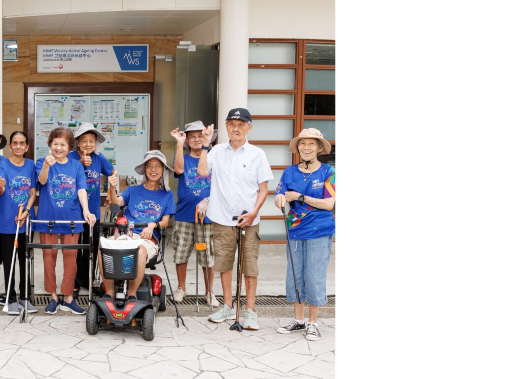 Seniors of varying mobility levels come together through Eco Kakis to care for the environment