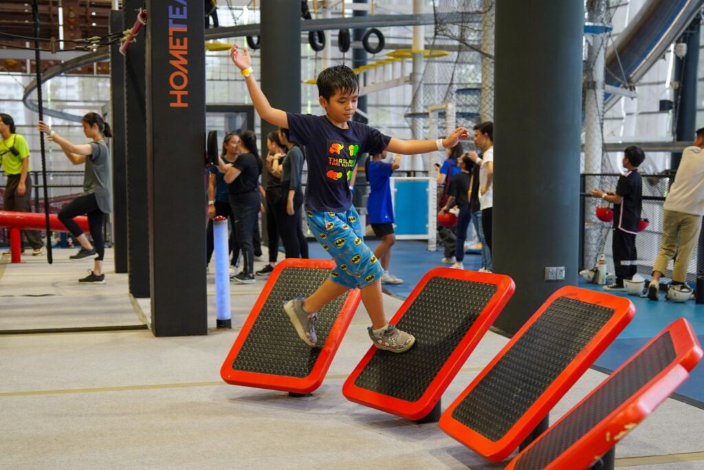Families enjoyed a day of fun at Adventure HQ and the T-Play indoor playground