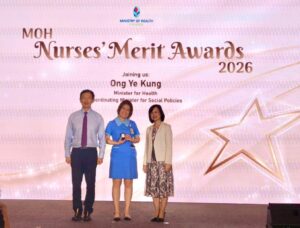 MWS Nurse Koh Ker Sin receives Nurses’ Merit Award