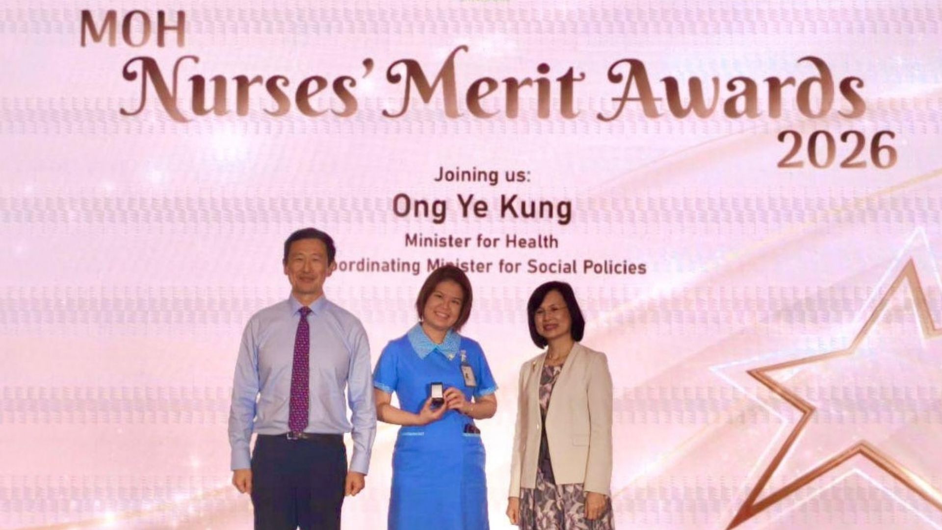 MWS Nurse Koh Ker Sin receives Nurses’ Merit Award
