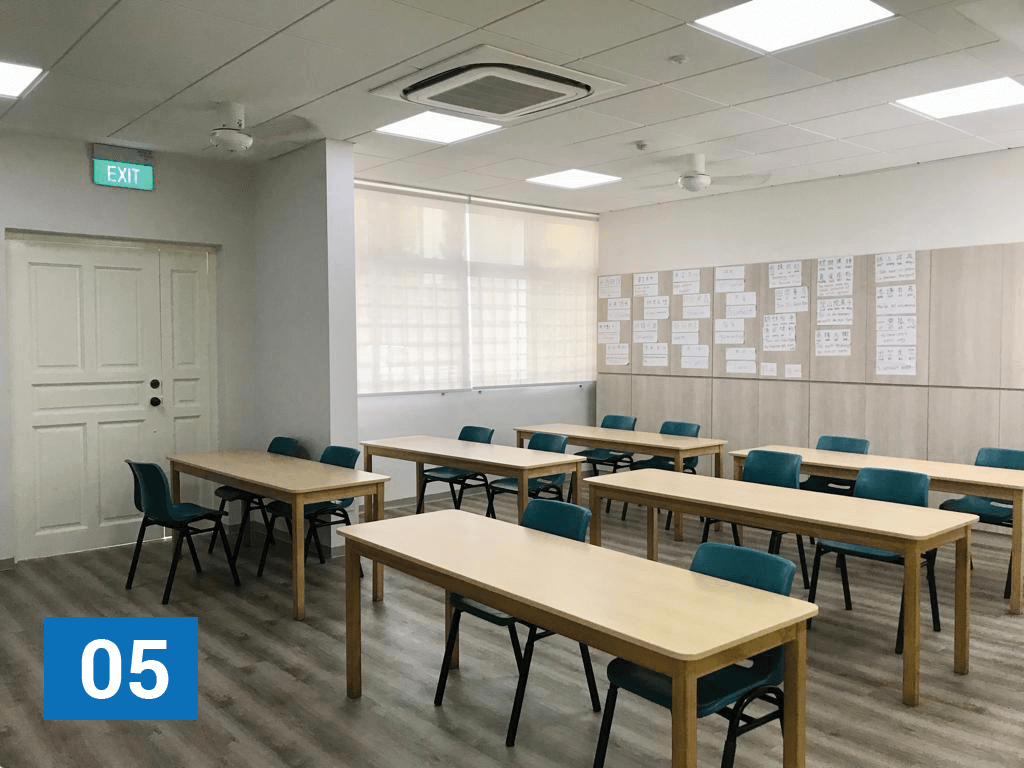 Hope Room – refurbished for use by the Primary 5-6 students, and situated in a quieter part of the Centre for more focused learning