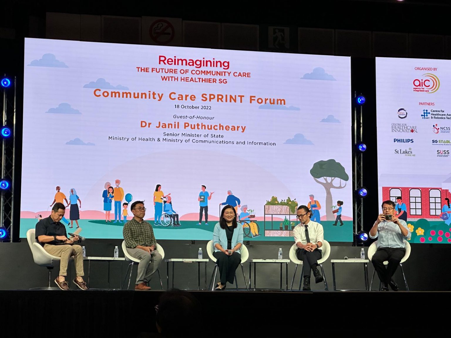 MWS CEO Junie Foo weighed in on Healthier SG at Community Care SPRINT Forum 2022