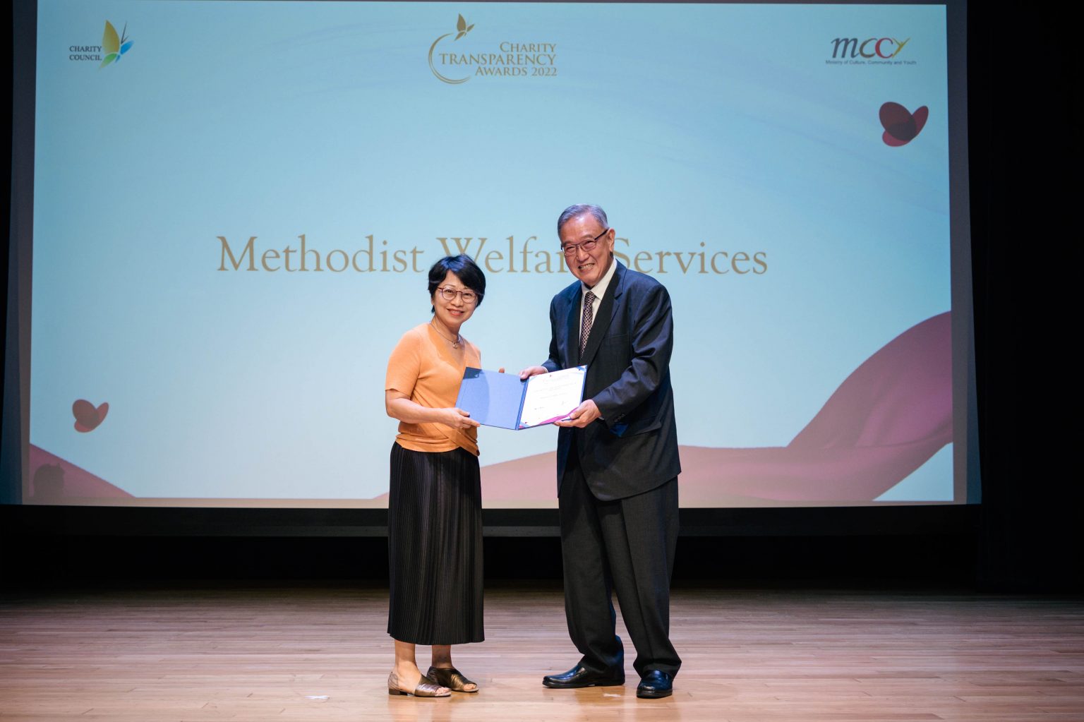 MWS Bagged Charity Transparency Award 2022